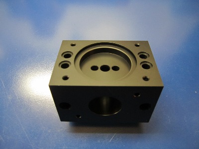 Delrin Pump Housing (six sided CNC milling)